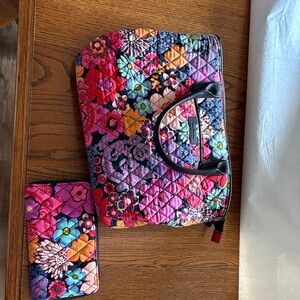 Vera Bradley multicolor floral purse and wallet